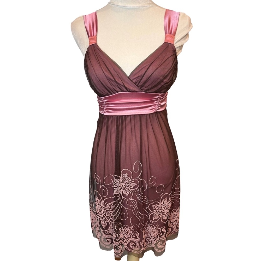 Y2K Fairy Babydoll Tie Back Feminine Dress